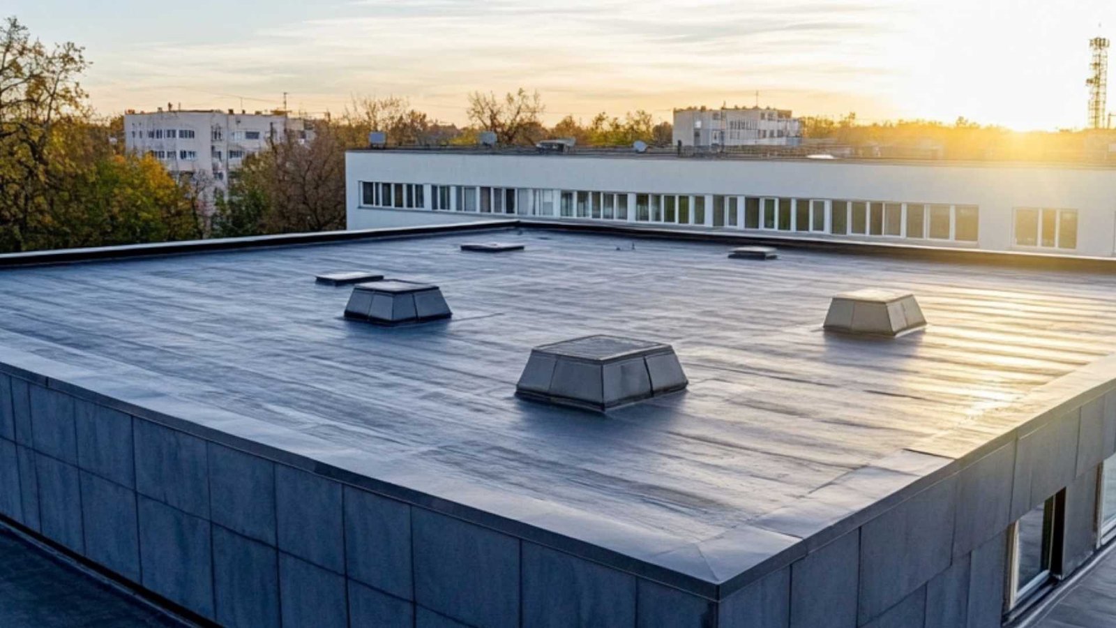 Flat roofing Conroe