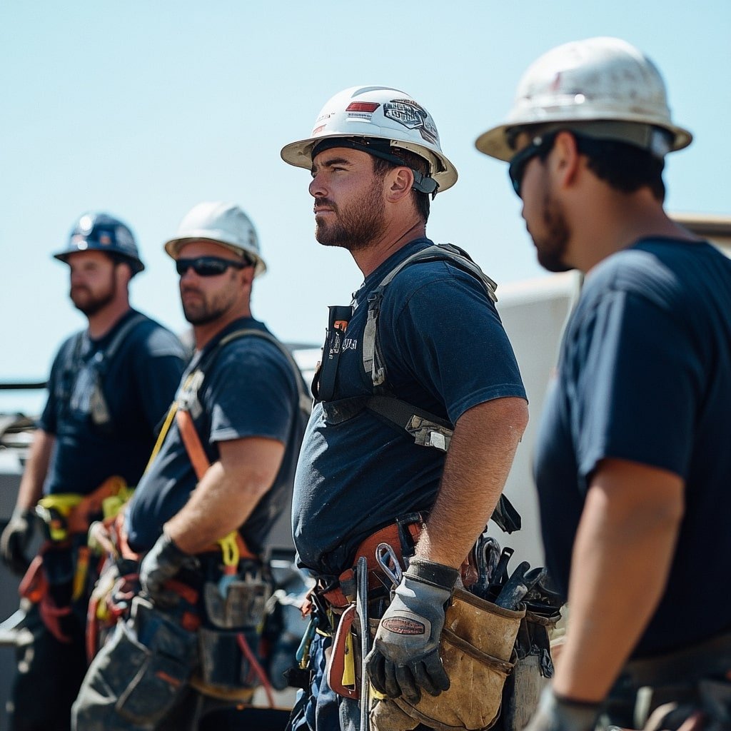 the-team-working-roofing-contractors